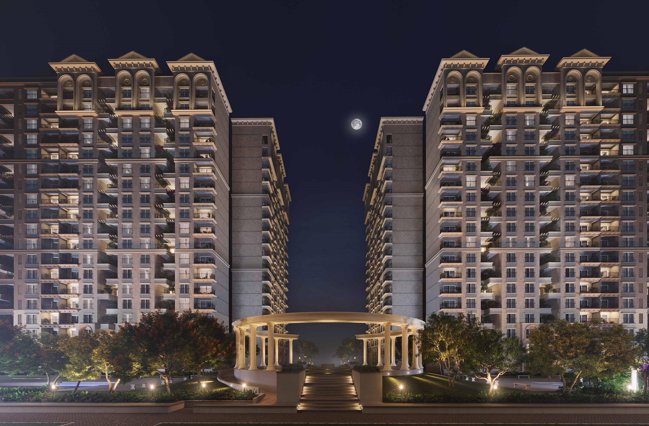 Sobha Neopolis Night View